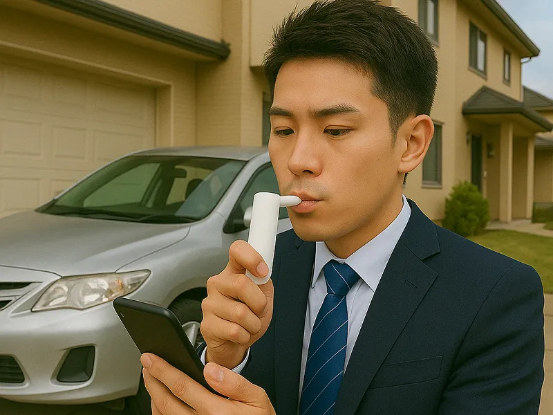 直行直帰時のアルコールチェックの対応方法は？効率的な実施方法と違反リスクの回避策